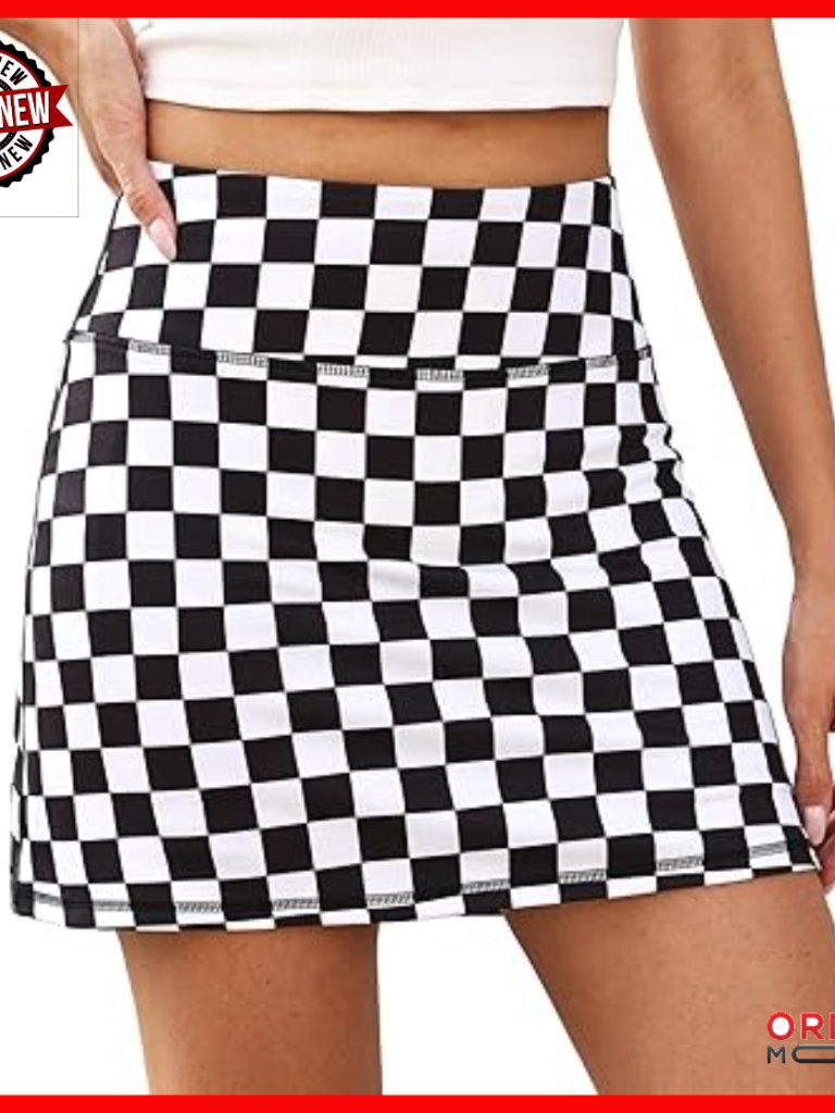 15" High Waisted Skort With Pockets For Tennis Golf Pickleball